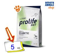 Prolife Dog Veterinary Mini Diabetic Sensitive - Prolife Dog Veterinary Mini Diabetic Sensitive - Sacco Da 5 Kg