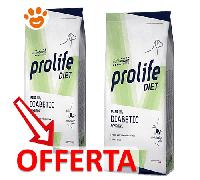 Prolife Dog Veterinary Mini Diabetic Sensitive - Prolife Dog Veterinary Mini Diabetic Sensitive - Offerta [PREZZO A CONFEZIONE] Quantità Minima 2, Sacco Da 5 Kg