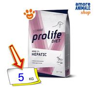 Prolife Dog Veterinary Mini Hepatic - Prolife Dog Veterinary Mini Hepatic - Offerta [PREZZO A CONFEZIONE] Quantità Minima 2, Sacco Da 5 Kg