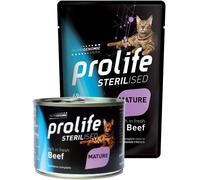 Prolife Cat Sterilised Bustine 85 gr: Mature Manzo