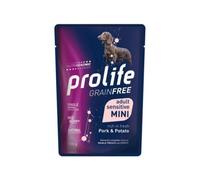 Prolife Grain Free Dog Mini 100 gr Maiale e patate - confezione da 10 pezzi - Cibo umido per cani - 1° ORDINE? scegli lo sconto BZR5 / BZR20 + 200 punti fedeltà