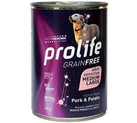 Prolife Dog Grainfree Adult Medium Large Manzo e Patate - Lattina Da 400 Gr - CONFEZIONE RISPARMIO