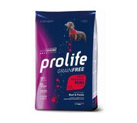 PROLIFE DOG ADULT SENSITIVE GRAIN FREE MINI MANZO & PATATE 2 KG.