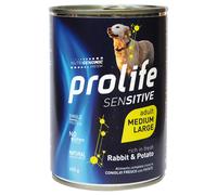 Prolife Grain Free Adult Sensitive Medium/Large Coniglio - Set %: 24 x 400 g