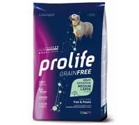 Prolife Grain Free Adult Sensitive Medium/Large Pesce & Patate - 10 kg