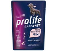 Prolife - Grain Free Adult Mini Sensitive con Maiale e Patate da 100g
