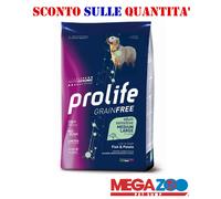 PROLIFE DOG ADULT SENSITIVE GRAIN FREE MEDIUM/LARGE SALMONE & PATATE 2,5 KG.