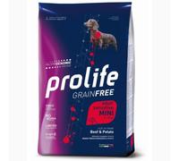 Prolife Grain Free Cane Adult Sensitive Mini Manzo e Patate 7 kg - Crocchette monoproteiche cane - 1° ORDINE? scegli lo sconto BZR5 / BZR20 + 200 punti fedeltà