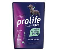 Prolife Grain Free Dog Mini 100 gr Pesce e patate - confezione da 10 pezzi - Cibo umido per cani - 1° ORDINE? scegli lo sconto BZR5 / BZR20 + 200 punti fedeltà