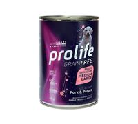 Prolife - Grain Free Puppy Sensitive Medium Large con Maiale e Patate da 400g