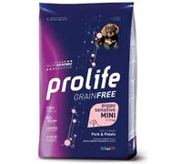Prolife Grain Free Puppy Sensitive Mini Maiale e patate 600 gr - Crocchette monoproteiche cane - 1° ORDINE? scegli lo sconto BZR5 / BZR20 + 200 punti fedeltà