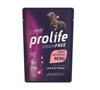 Prolife grain free sensitive adult agnello e patate mini 100gr
