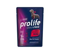 Prolife grain free sensitive adult manzo e patate mini 100gr