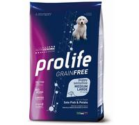 PROLIFE Grain Free Sensitive Puppy Medium/Large alla Sogliola e Patate da 10 kg