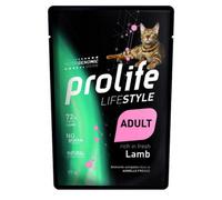 Prolife Lifestyle Gatto Adult Umido 85 gr - Agnello - Confezione da 12 pezzi - Cibo monoproteico gatto - 1° ORDINE? scegli lo sconto BZR5 / BZR20 + 200 punti fedeltà