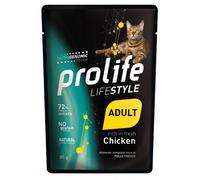 Prolife Lifestyle Gatto Adult Umido 85 gr - Pollo - Confezione da 12 pezzi - Cibo monoproteico gatto - 1° ORDINE? scegli lo sconto BZR5 / BZR20 + 200 punti fedeltà
