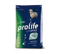 Prolife lifestyle light merluzzo e riso medium large 2,5kg