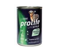 Prolife lifestyle light merluzzo e riso medium large 400gr