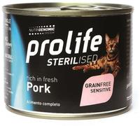 Prolife® Prolife Cat Sterilized Grain Free Sensitive Adult Maiale e Patate Umido per Gatti Lattina da 200 g