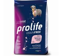 Prolife - Grain Free Adult Sensitive Medium/Large al Maiale e Patate da 10 Kg