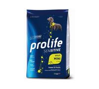 Prolife Dog Sensitive Adult Mini Coniglio e Patate - Prolife Dog Sensitive Adult Mini Coniglio e Patate - Offerta [PREZZO A CONFEZIONE] Quantità Minima 2, Sacco Da 7 Kg
