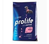 Prolife Sensitive Cane Adult Mini Agnello e Riso - 7 Kg - Croccantini per cani - 1° ORDINE? scegli lo sconto BZR5 / BZR20 + 200 punti fedeltà