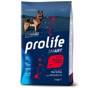Prolife - Smart Adult Medium/Large al Manzo e Riso da 12 Kg