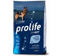 Prolife - Smart Adult Medium/Large alla Trota e Riso da 12 Kg