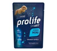 Prolife Smart Dog Mini 100 gr Puppy pollo e riso - confezione da 10 pezzi - Cibo umido per cani - 1° ORDINE? scegli lo sconto BZR5 / BZR20 + 200 punti fedeltà