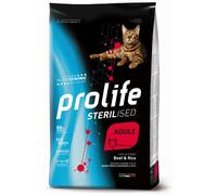 Prolife Sterilised Gatto Adult Manzo e Riso: 1,5 kg