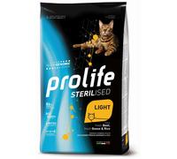 Prolife Sterilised Gatto Light Manzo Oca e Riso: 1,5 kg
