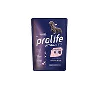 PROLIFE STERILISED SENSITIVE ADULT MAIALE E RISO MINI. 100GR