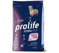 Prolife - Sterilised Sensitive Adult Medium/Large al Maiale e Riso da 12 kg