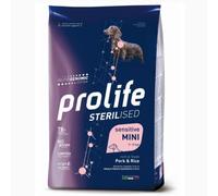 Prolife Sterilised Sensitive Mini Maiale e Riso - 7 Kg - Croccantini per cani - 1° ORDINE? scegli lo sconto BZR5 / BZR20 + 200 punti fedeltà