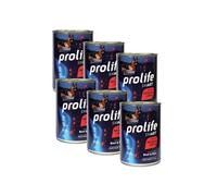 PROLIFE UMIDO 6x400GR ADULT MANZO& RISO SMART MEDIUM/LARGE
