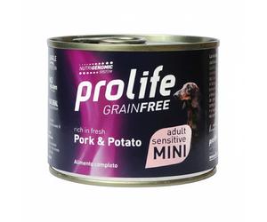 Prolife Umido Cane Grain Free Maiale e Patate Mini 200 g