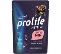 Prolife Umido Cane Sensitive Puppy Small Mini 100Gr, Alimento Completo per Cani