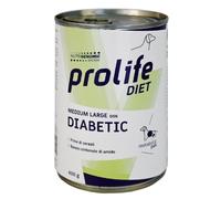 Prolife Veterinary Diet Diabetic Dog Medium/Large 400 gr Pollo - confezione da 6 pezzi - 1° ORDINE? scegli lo sconto BZR5 / BZR20 + 200 punti fedeltà