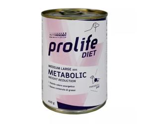 Prolife Veterinary Diet Metabolic Dog Medium/Large 400 gr Pollo - confezione da 6 pezzi - 1° ORDINE? scegli lo sconto BZR5 / BZR20 + 200 punti fedeltà