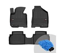 ProLine 3D Set di 3 tappetini per auto per Hyundai ix35/Tucson II (anno di costruzione: 2009 - 2015), materiale TPE durevole, i bordi più alti | Prodotto in UE | Guanti per la pulizia gratuiti