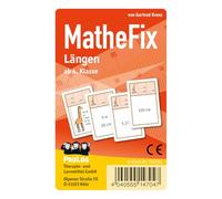 ProLog MatheFix® Giochi educativi - 7 giochi di carte educativi per scuola elementare & seco I - Comprensione giocosa matematica dallo spazio numerico alle frazioni, materiale promozionale e quartetto