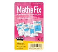 ProLog MatheFix® - Gioco educativo a partire dalla fine della prima classe | Quartetto matematico per la comprensione dei numeri fino a 100 | Apprendimento giocoso di calcolo | 32 carte | Gioco di