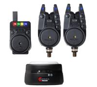 Prologic C-Series Pro Allarme Set 2 + 1 + 1 All Blue - Set di segnalatori di morso per pesca alla carpa, accessori da pesca