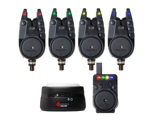 PROLOGIC C-SERIES PRO BITE ALARM SET 4+1+1 R+G+Y+B AVVISATORI CARPFISHING A0752