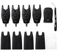 Prologic BAT+ Bite Alarm Set 4+1 nero 57082 segnali di pesca