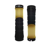 Coppia Manopole Proxim X-Shred in Silicone e Polimeri - Grigio Naturale, Ergonomiche e Ammortizzanti per Off Road