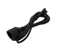 Prolunga a spina piatta, 3 m, colore: nero