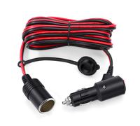 PROLUNGA ACCENDISIGARI AUTO 4M 12V/24V PRESA ACCENDISIGARI 16AWG CAVO DI ALIMENT