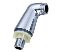 Prolunga Adattatore Gambe Rubinetto Bagno Parete in Cromo con Miscelatore Doccia