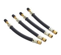 Prolunga Adattatori Valvola Pneumatici 150mm Nero+Oro Nuova Doppia Squisita